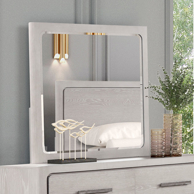 Crowthorne White Oak Bedroom Collection - Mirror / As shown