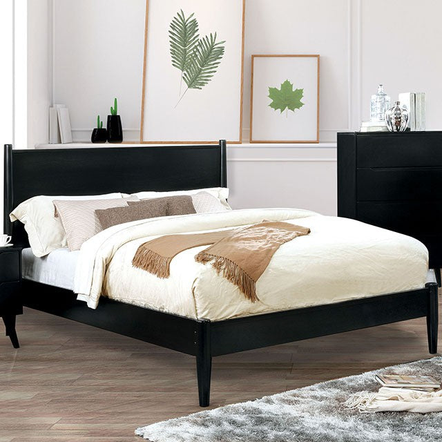 Lennart Bedroom Collection - 4-Piece Full Set / Black
