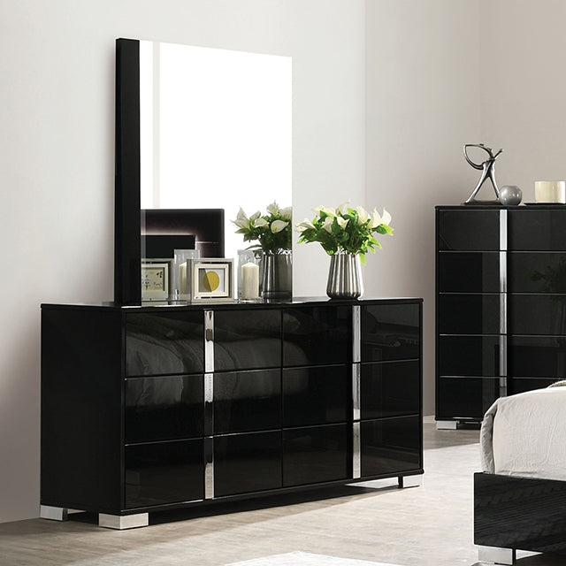 Sinistra Bedroom Collection - Dresser / Black