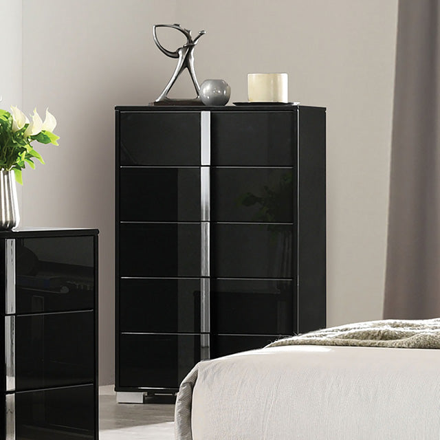Sinistra Bedroom Collection - Chest / Black