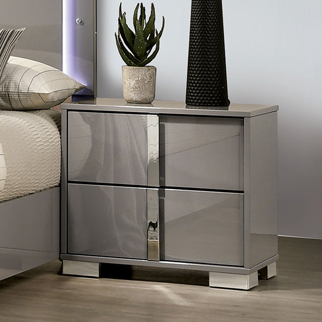 Sinistra Bedroom Collection - Nightstand / Beige