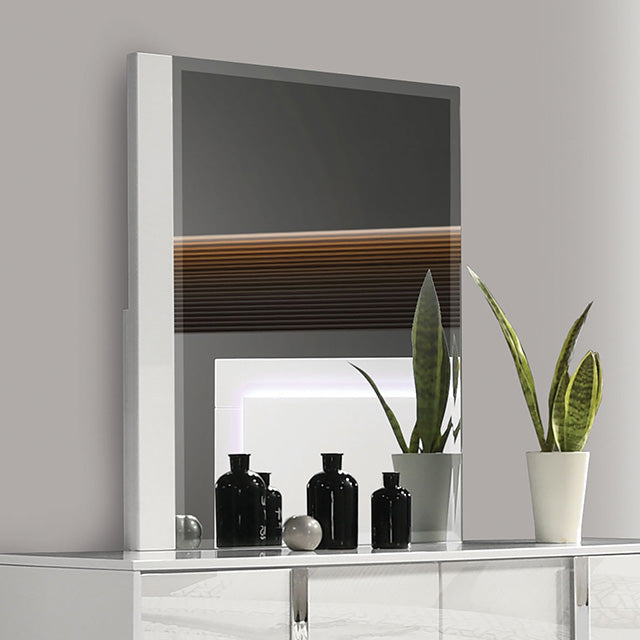 Sinistra Bedroom Collection - Mirror / White