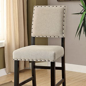 Sania Rustic Dining Collection - Bar Chair 2/Box CM3324BK-BC-2PK / Black