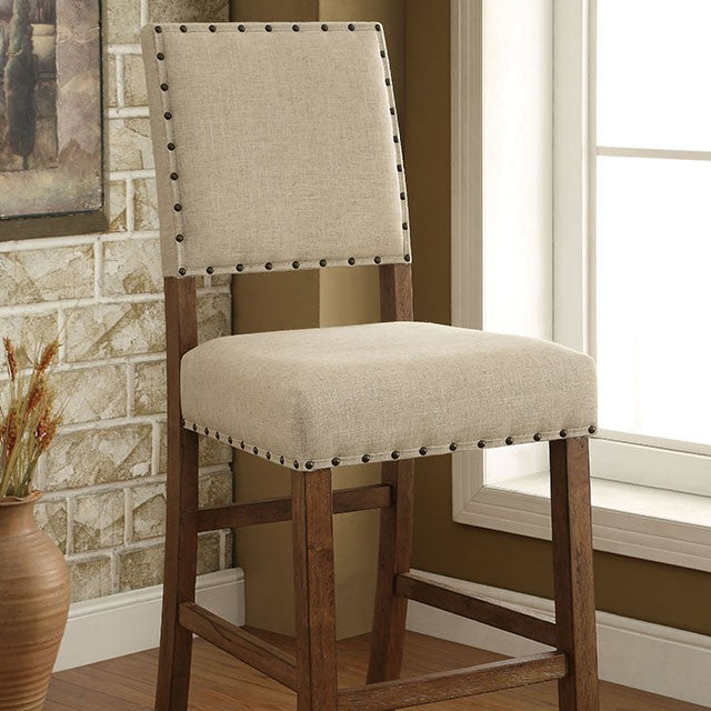 Sania Rustic Dining Collection - Bar Chair 2/Box / As shown