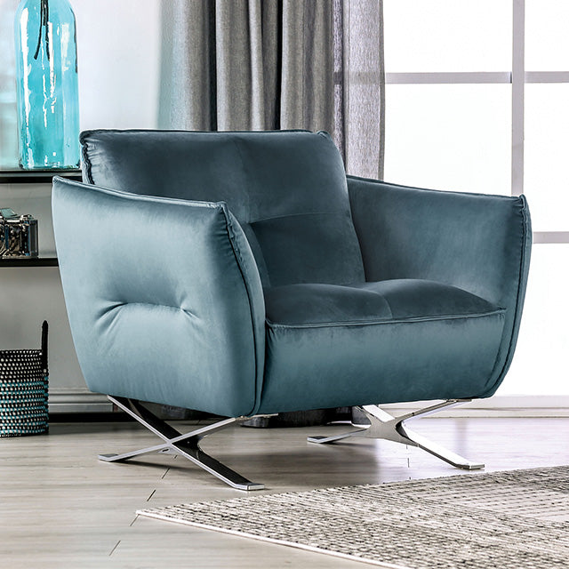 Civellutino Upholstery Collection - Chair / Teal