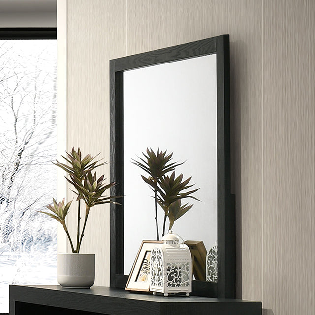 Altimari Walnut Bedroom Collection - Mirror / Black