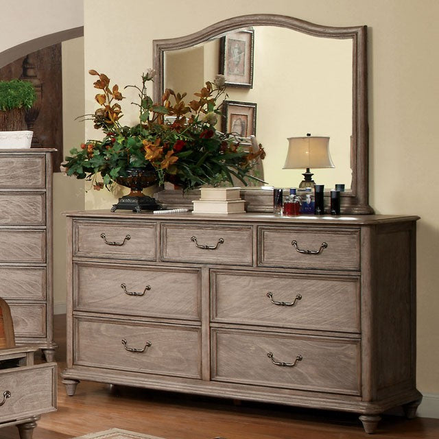 Belgrade Rustic Natural Bedroom Collection - 3D Dresser