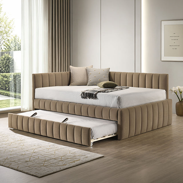 Nardi Bedroom Collection - Full Day Bed with Trundle / Brown