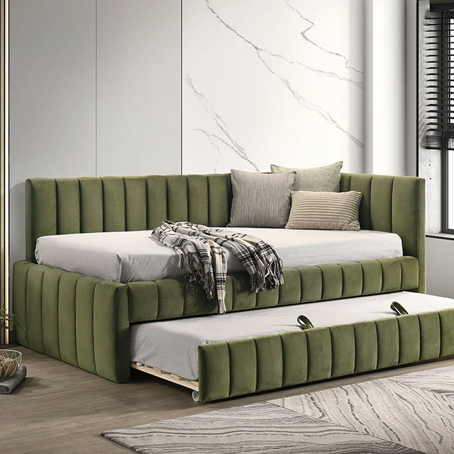 Nardi Bedroom Collection - Twin Daybed w/ Trundle FM1206GR-BED / Green