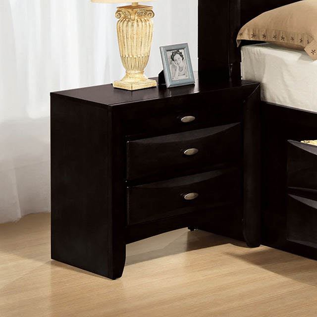 Zosimo Storage Bedroom Collection - Nightstand / Black