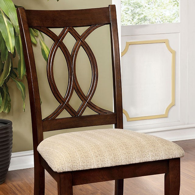 Carlisle Brown Cherry Dining Collection - 3D Side Chair (Set of 2)