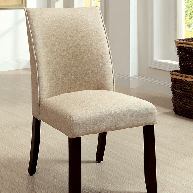 Cimma Espresso Dining Collection - 3D Side Chair (Set of 2)