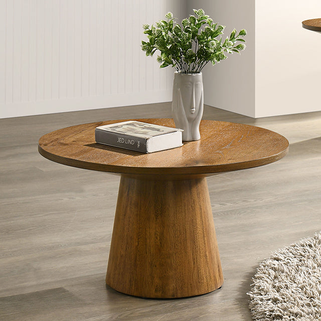 Halewood Oak Collection - 29 Round Cocktail Table / Walnut