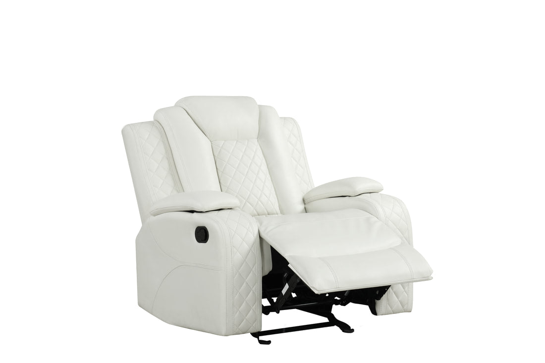 Luz 3PC Reclining Set — Drop-Down Table & Bluetooth Speaker, 4 Colors