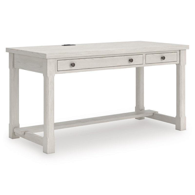 H742-34 Antiqued White Desk — USB-A & USB-C Charging