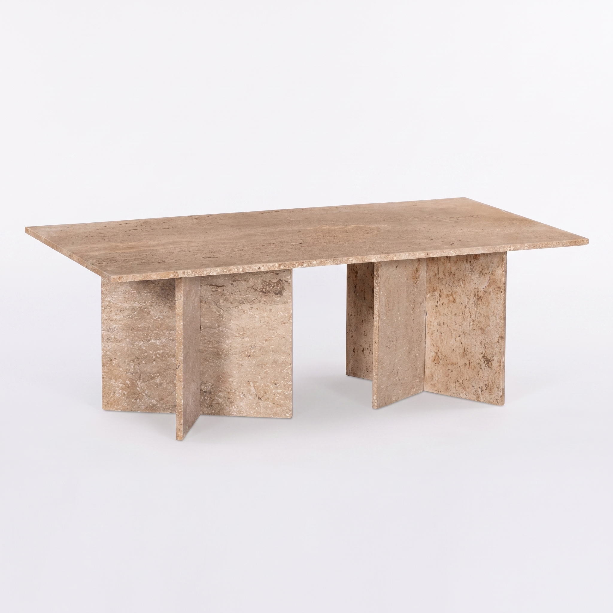 Verona genuine travertine coffee table