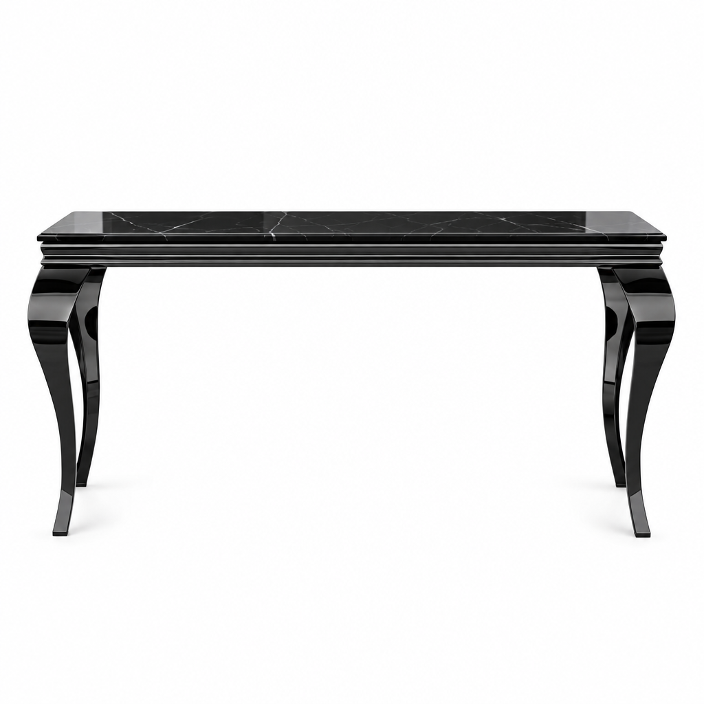 Wetzikon Glass & Metal Living Collection - Black