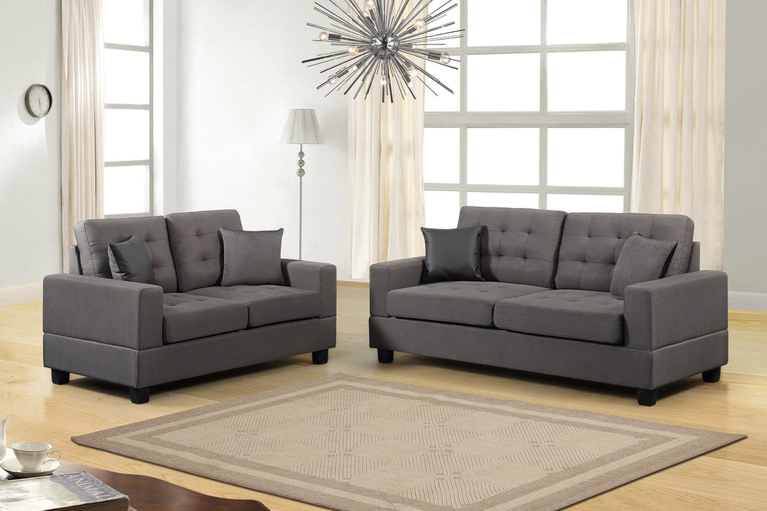 HH8855 2pc Loveseat & Loveseat Set
