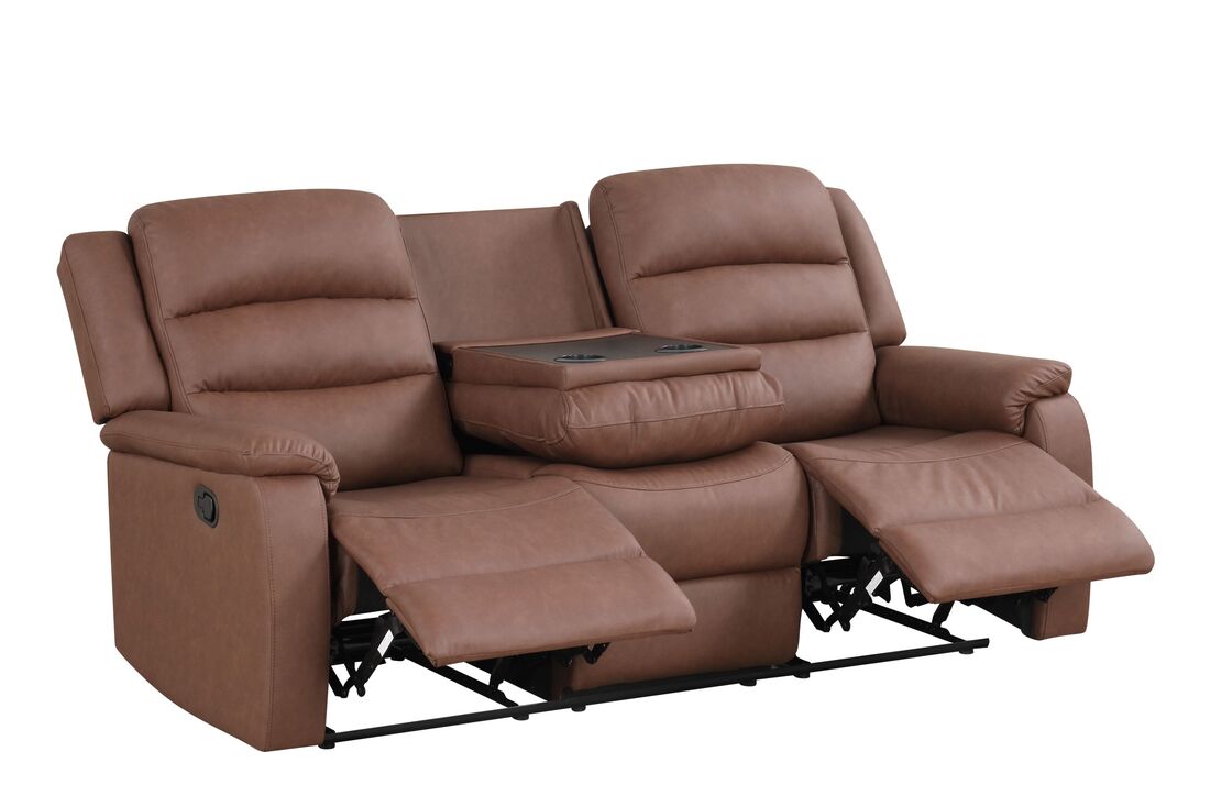 Hope 3PC Reclining Set — Drop-Down Table & Cupholders