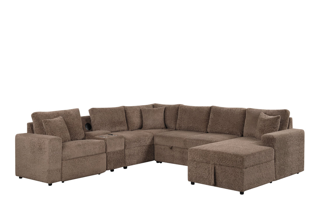 Hunter Sectional — Bluetooth Speaker & Pull-Out Bed
