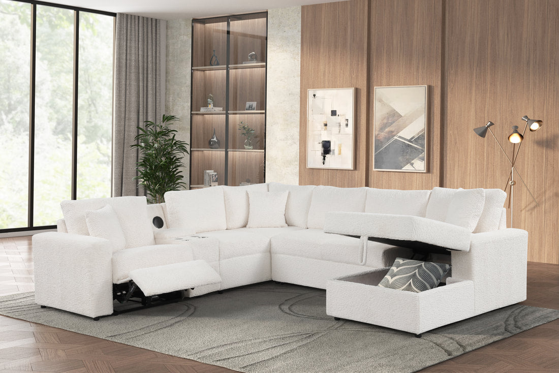 Hunter Sectional — Bluetooth Speaker & Pull-Out Bed