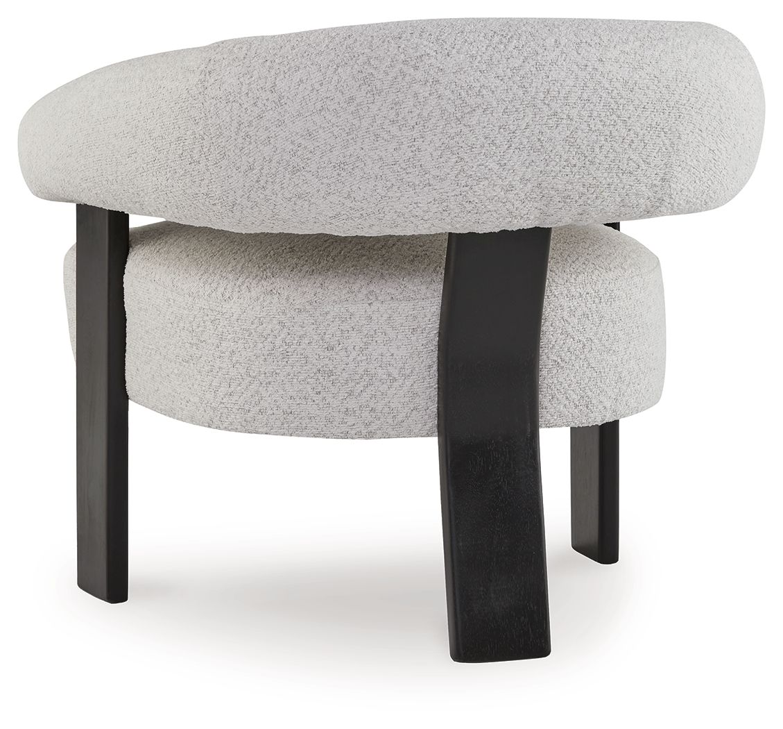 Dultish - Accent Chair - Snow — view 5