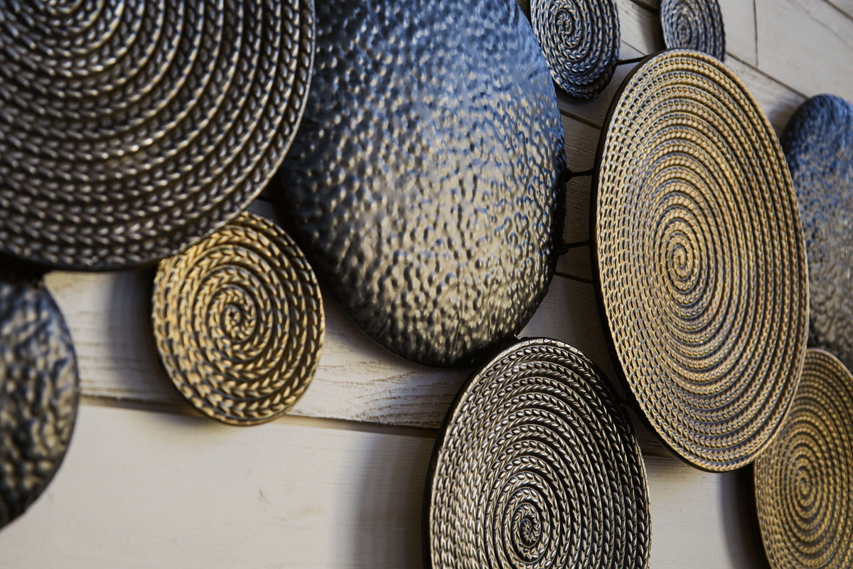 Emsley - Wall Decor - Metallic / Black / Gray — view 4
