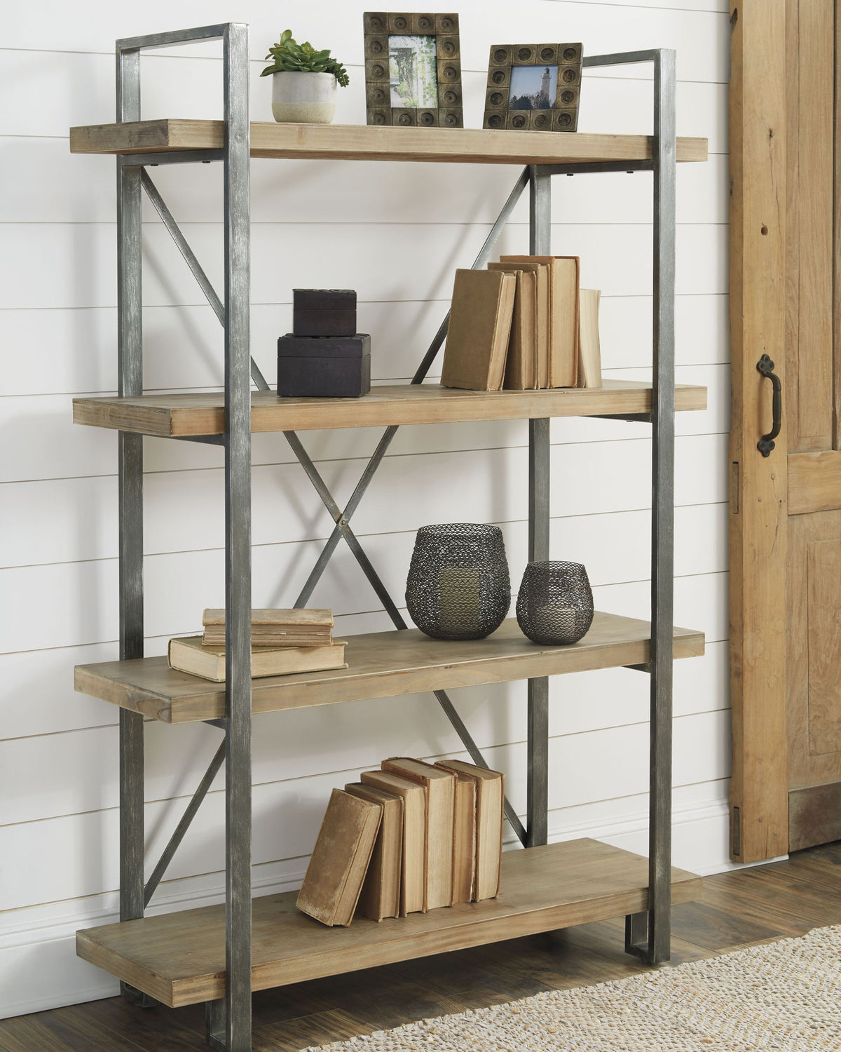 Forestmin - Bookcase - Brown / Black — view 2