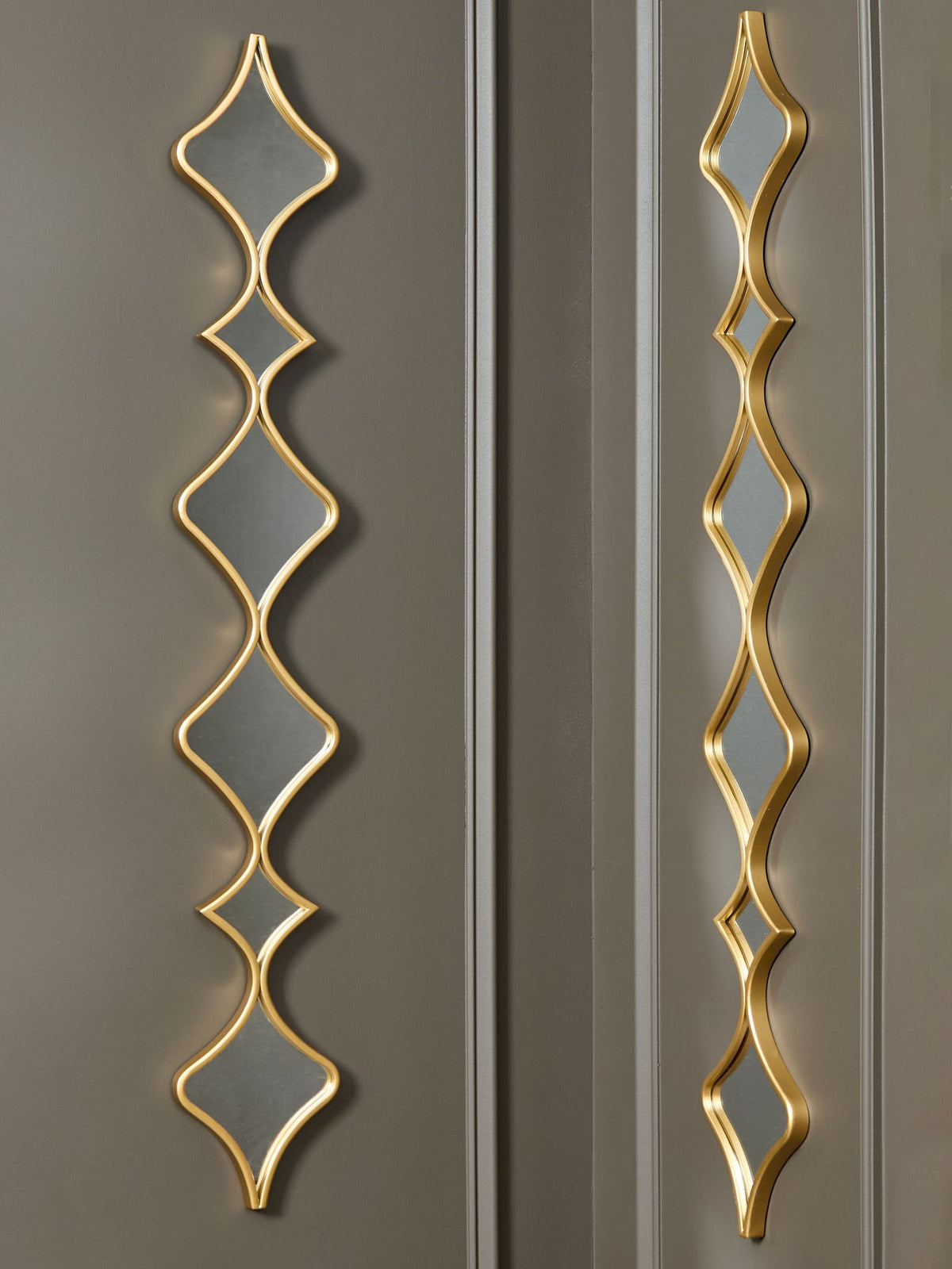Harriswood - Accent Mirror Set (Set of 2) - Gold Finish — view 2