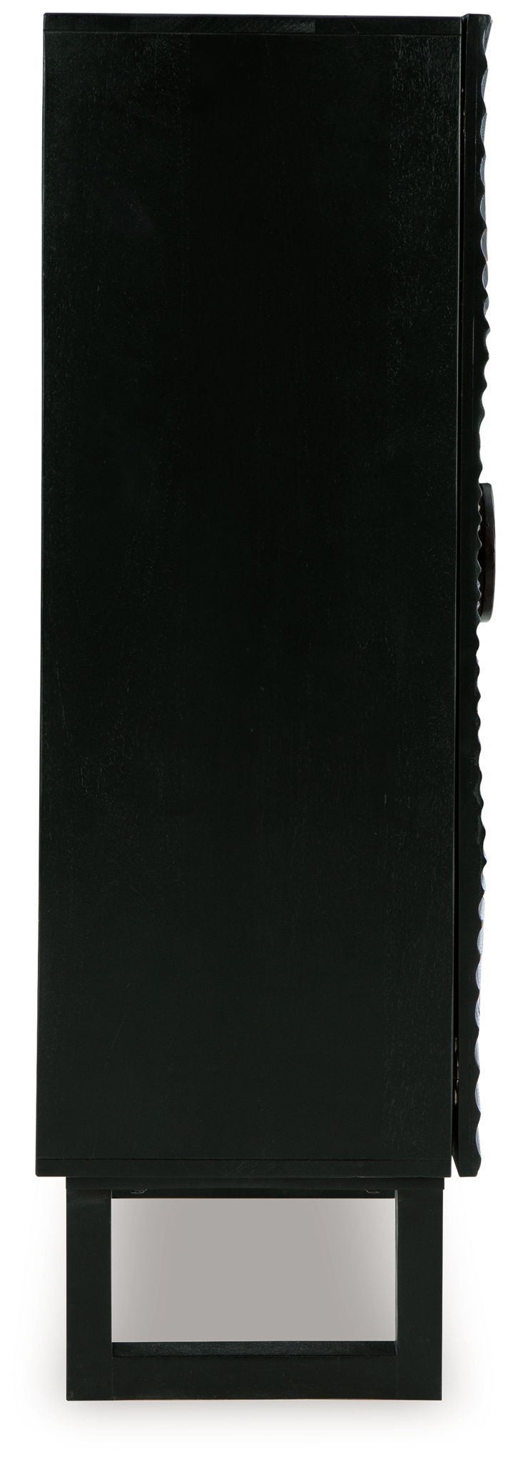 Fosterman - Accent Cabinet - Distressed Black — view 5