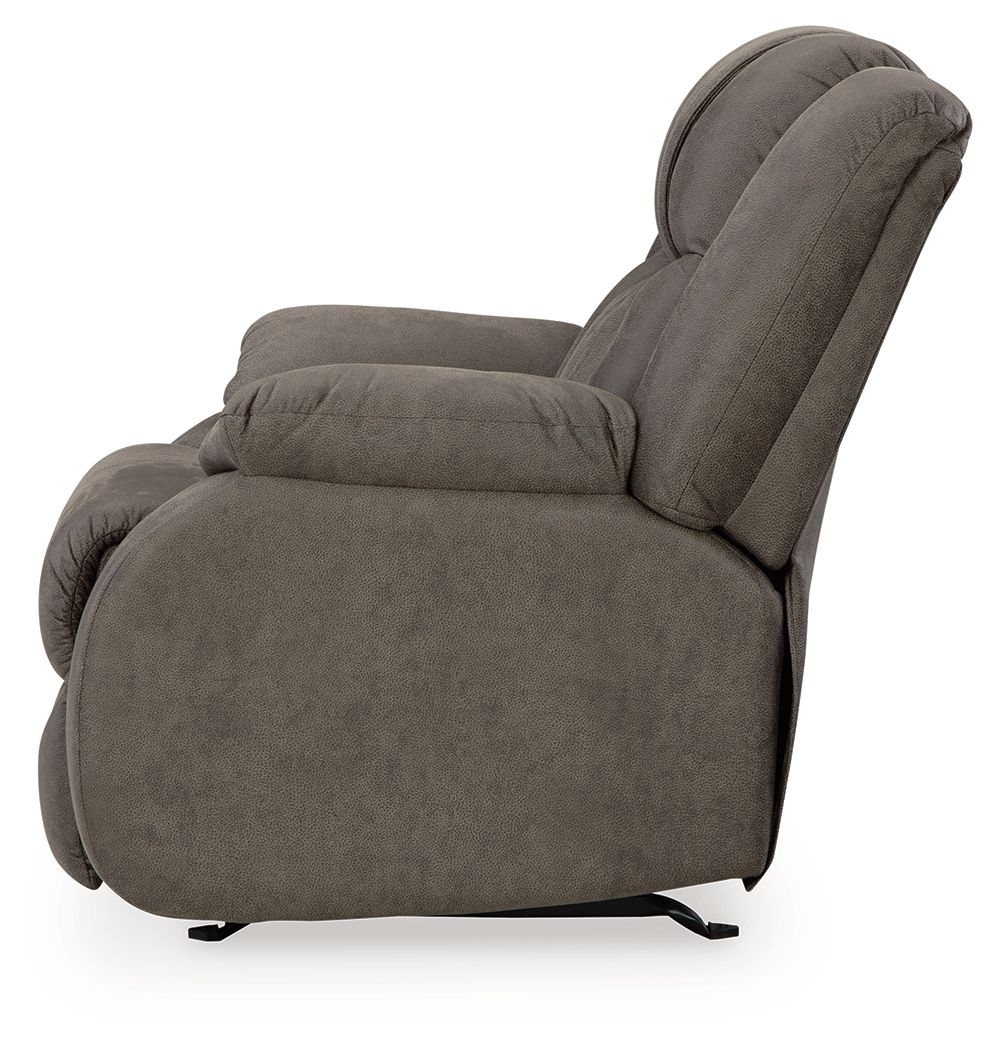 First Base - Rocker Recliner - Gunmetal — view 7