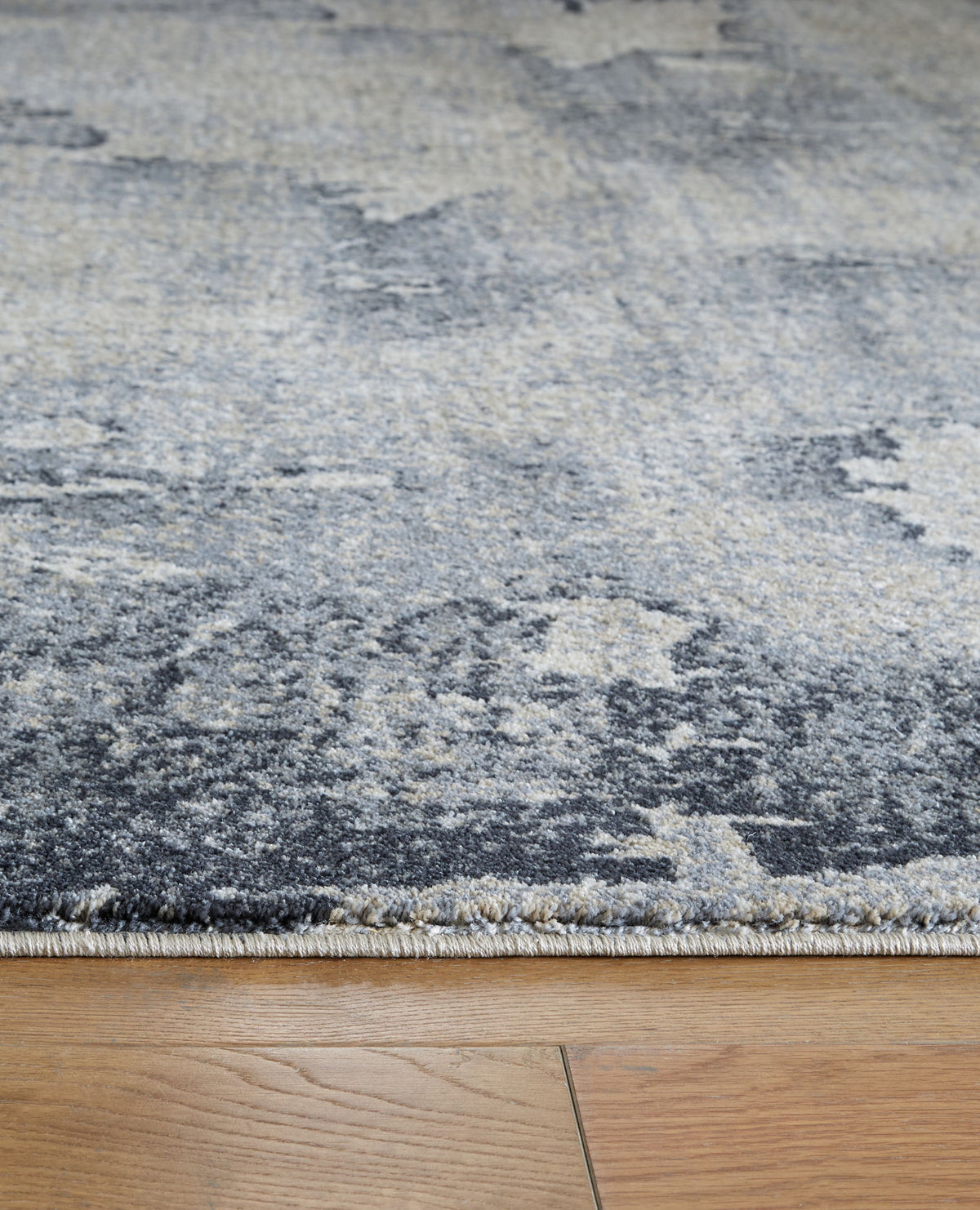 Langrich - 5' x 7' Rug - Blue / Gray / Cream — view 3