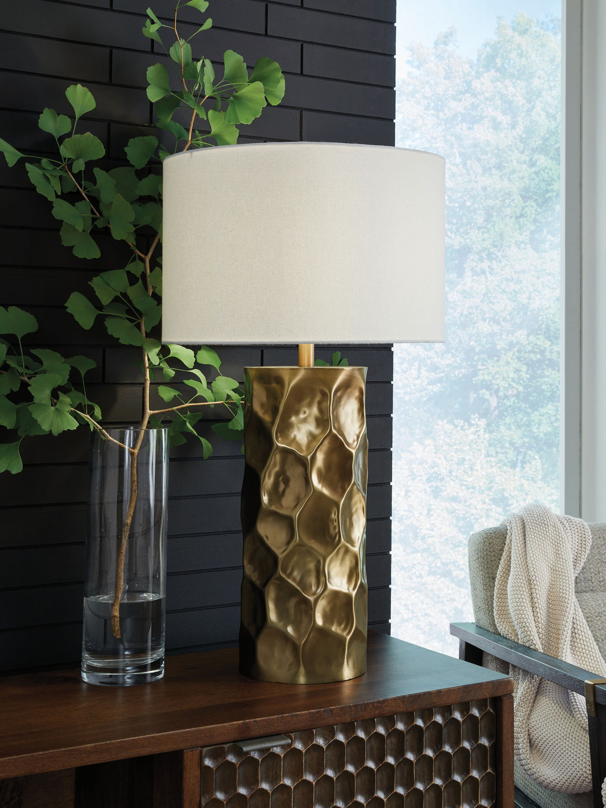 Marshawn - Metal Table Lamp - Gold Finish — view 2