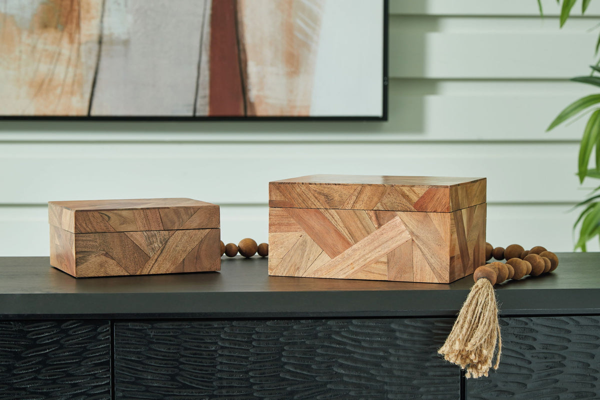 Antford - Box Set (Set of 2) - Brown — view 2