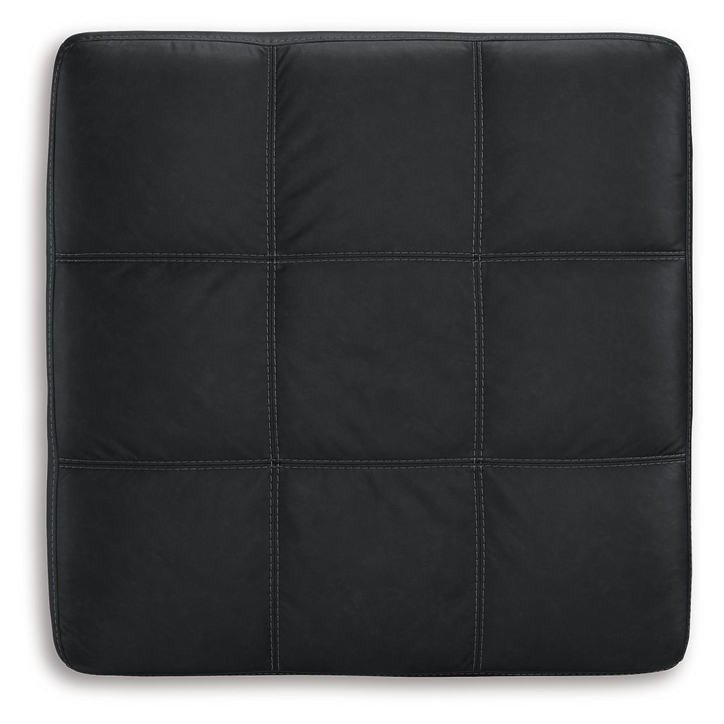 Barlin Mills - Oversized Accent Ottoman - Carbon — view 4