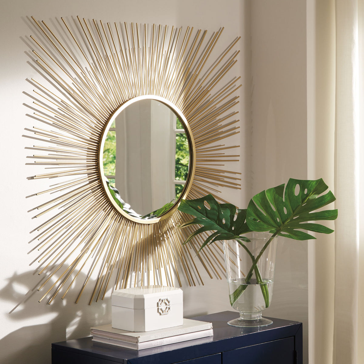 Elspeth - Accent Mirror - Gold Finish — view 2