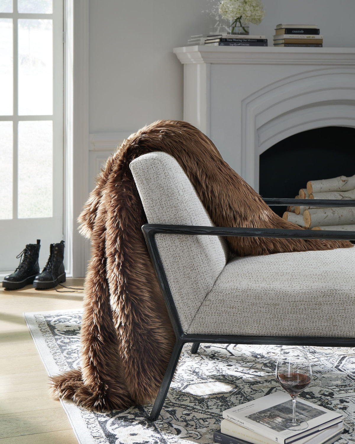 Bellethrone - Throw (Set of 3) - Brown — view 2