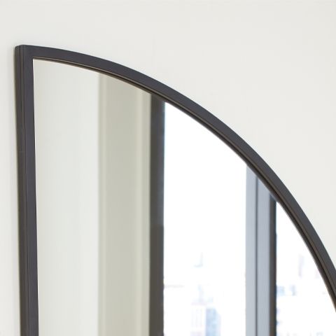 Denlow - Accent Mirror - Black — view 8
