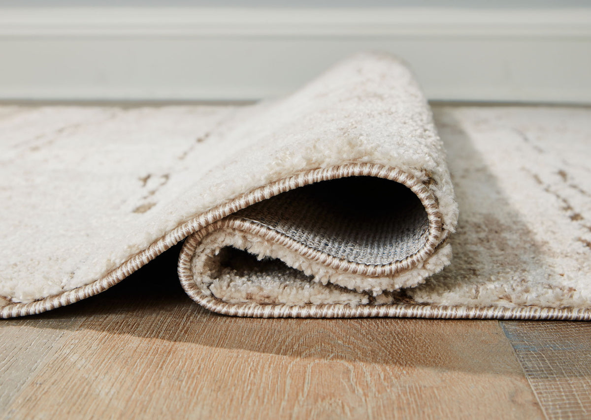 Kasney - 5' x 7' Rug - Cream / Brown — view 4