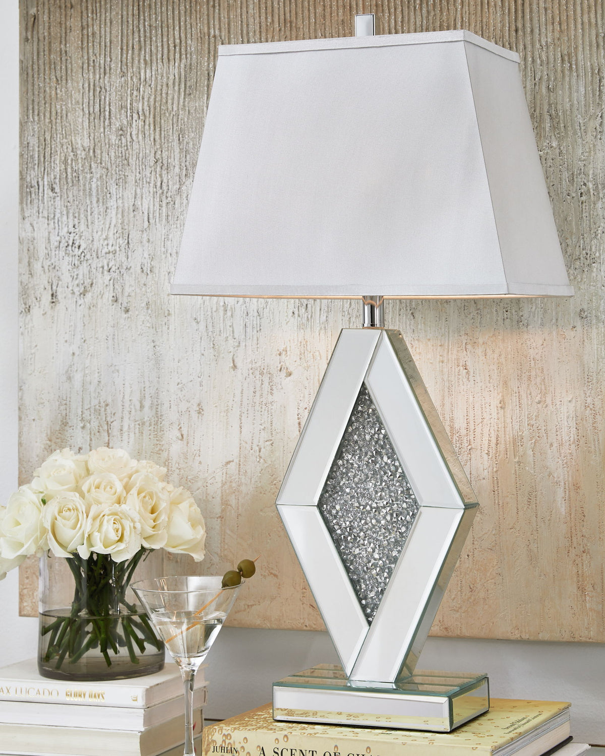 Prunella - Mirror Table Lamp  - Silver Finish — view 2