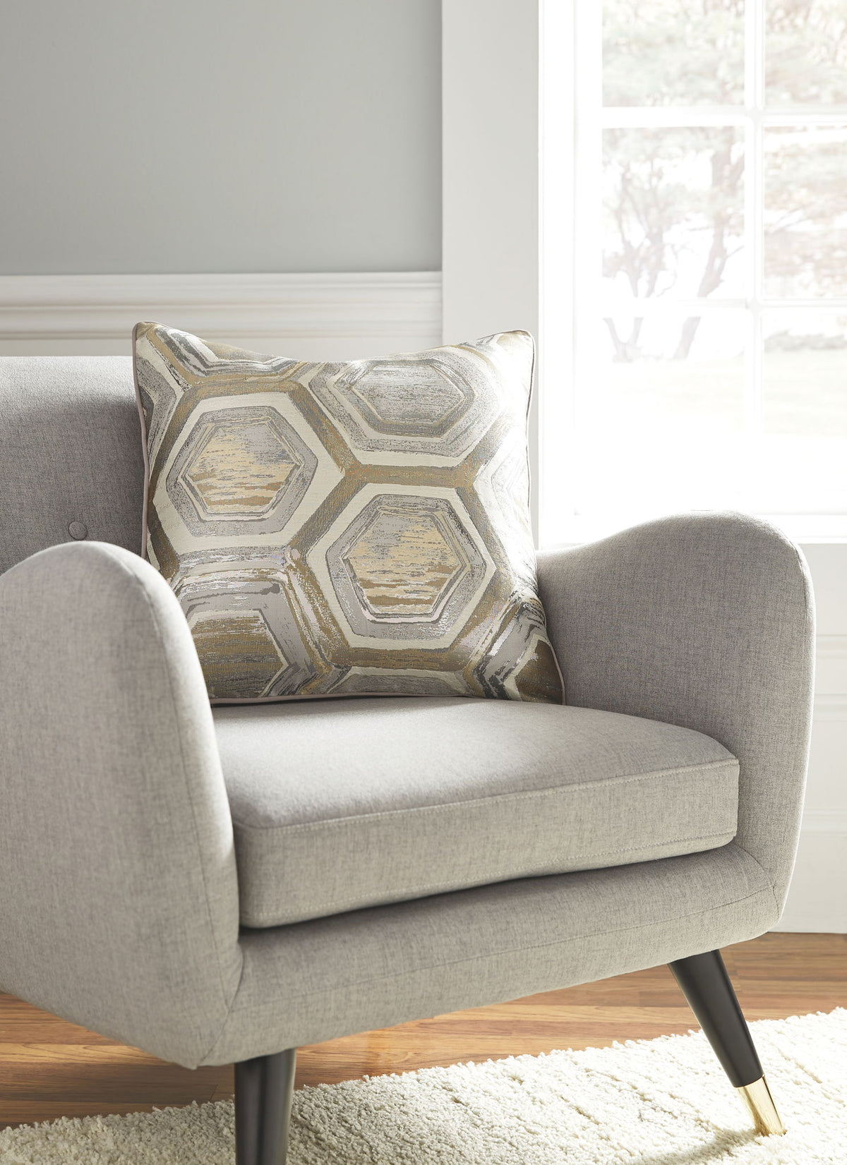 Meiling - Pillow (Set of 4) - Metallic — view 3