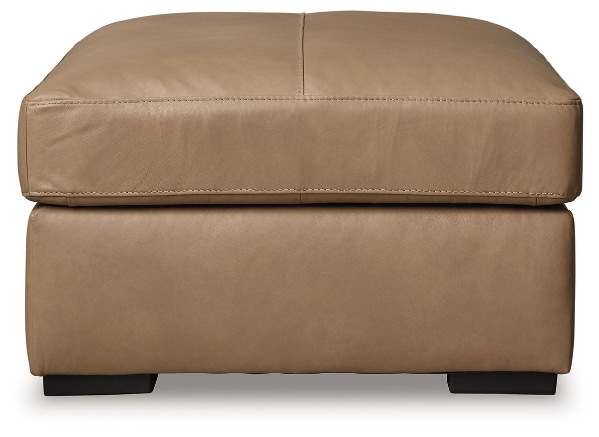 Bandon - Oversized Accent Ottoman - Toffee — view 3