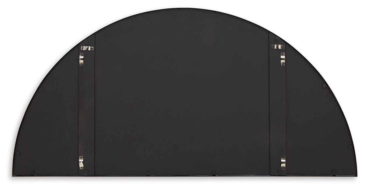 Denlow - Accent Mirror - Black — view 6