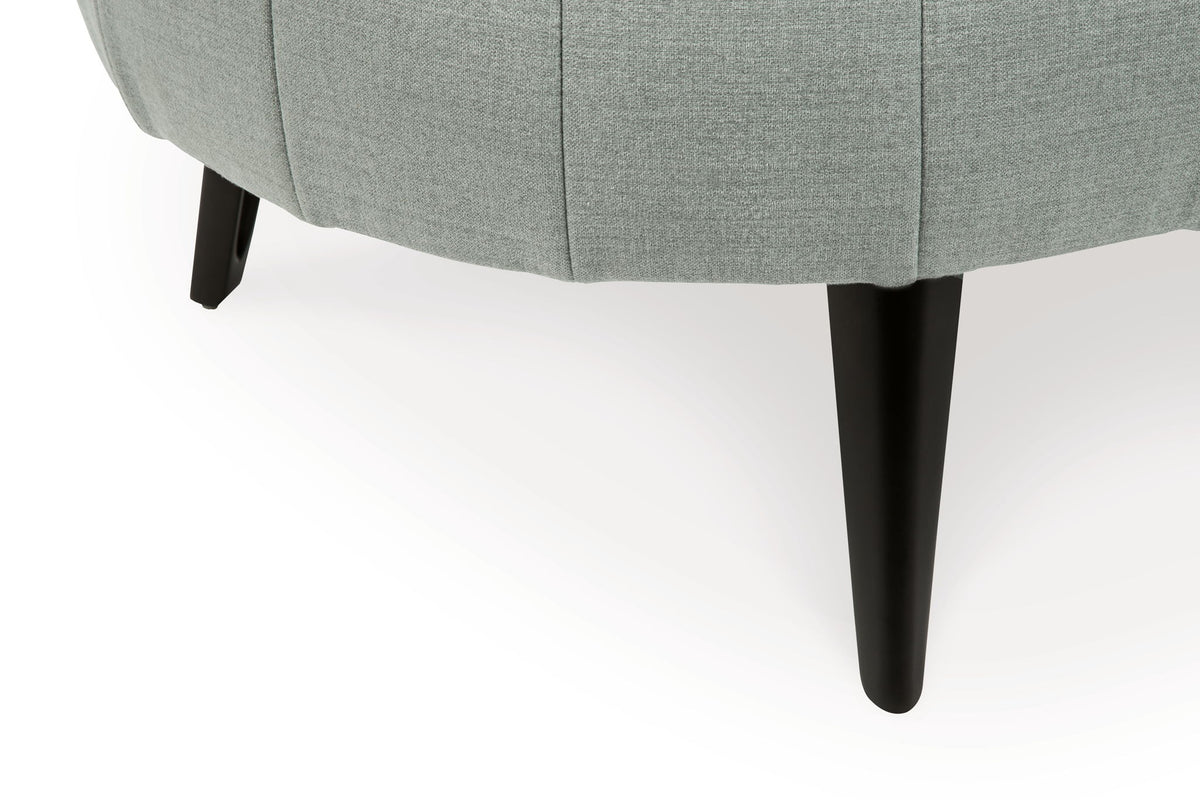 Hollyann - Oversized Accent Ottoman - Gray — view 6