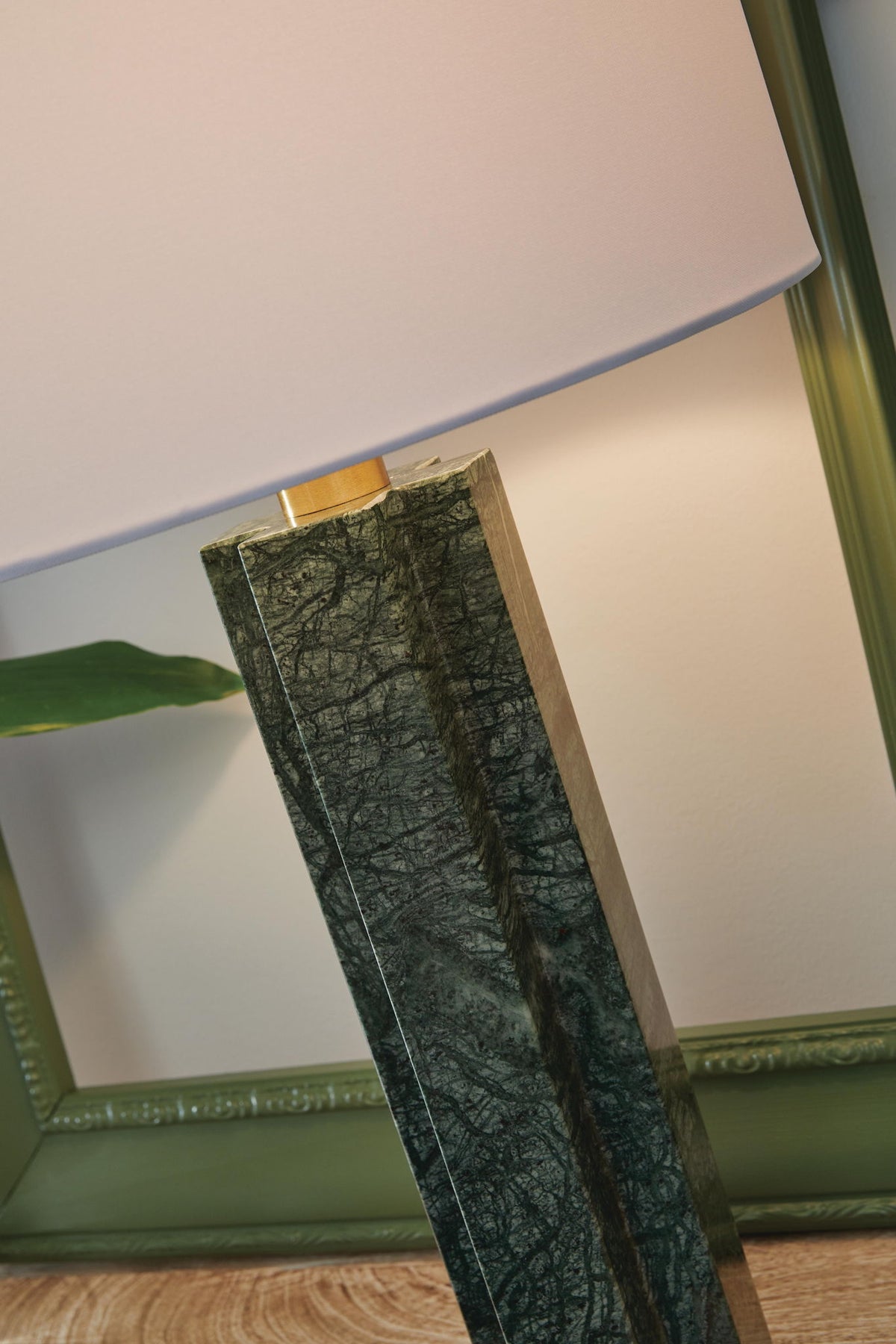 Keegan - Marble Table Lamp - Green — view 4
