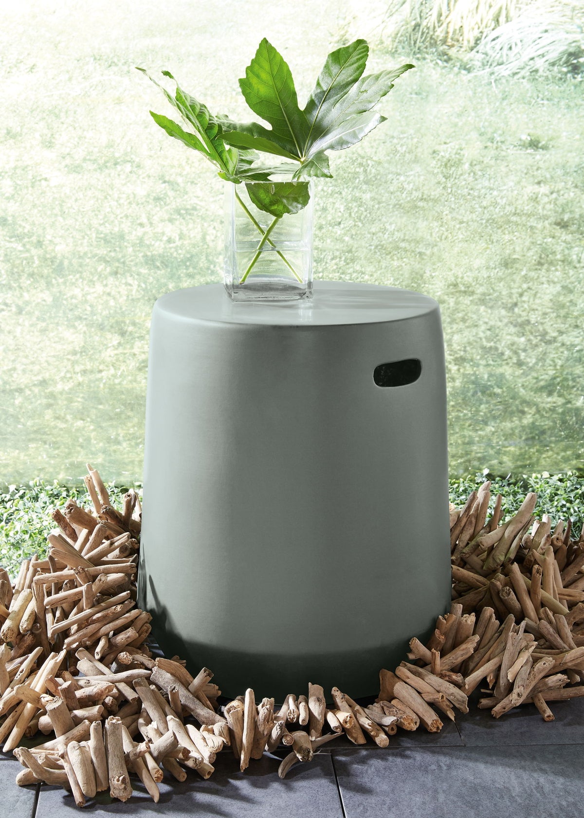 Kalmunds - Stool - Gray — view 2