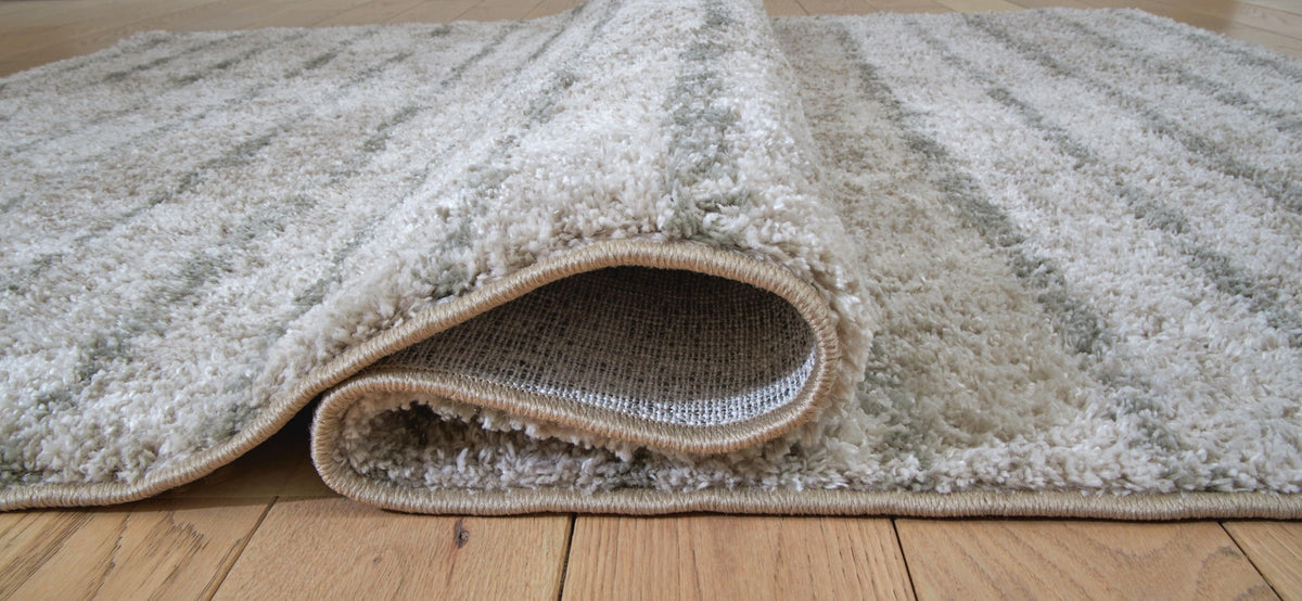 Laddway - 5' x 7' Rug - Cream / Green — view 4