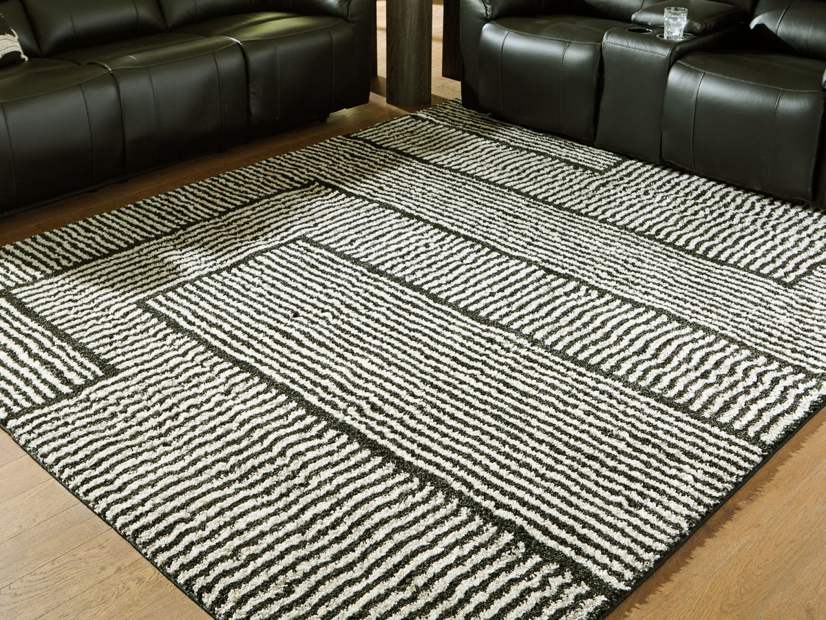 Kurtmen - 8' x 10' Rug - Black / Ivory — view 2