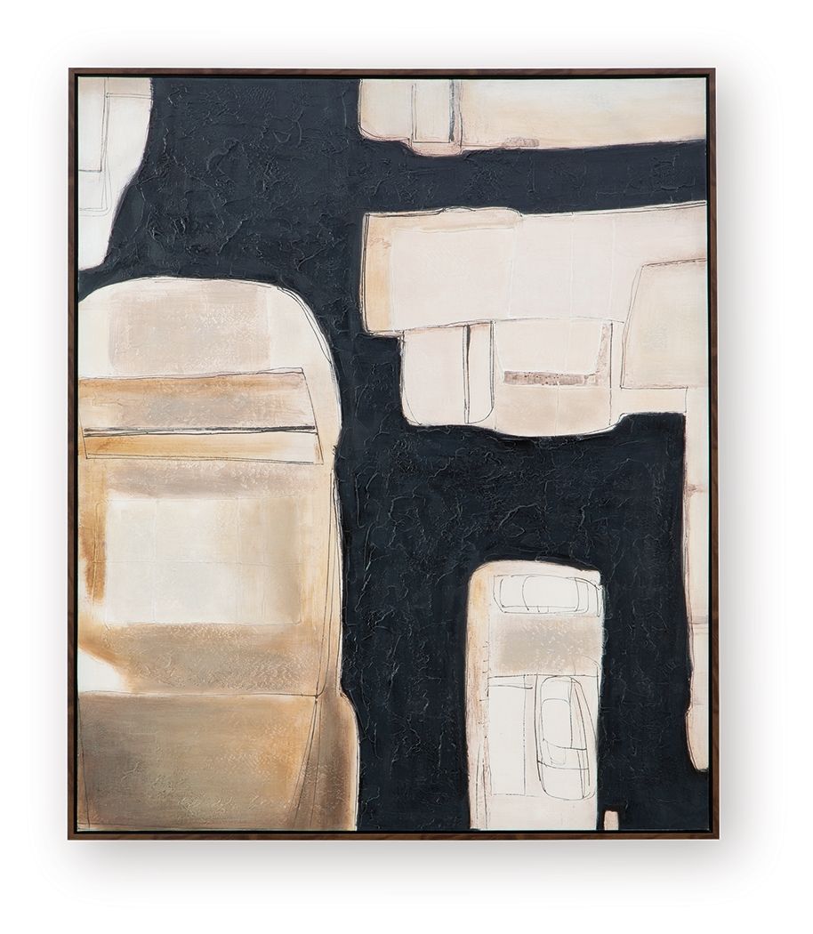 Feyville - Wall Art - Black / Brown / Cream — view 5