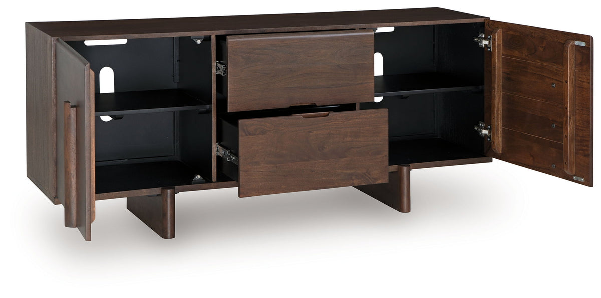 Kydler - Accent Cabinet - Medium Brown — view 3